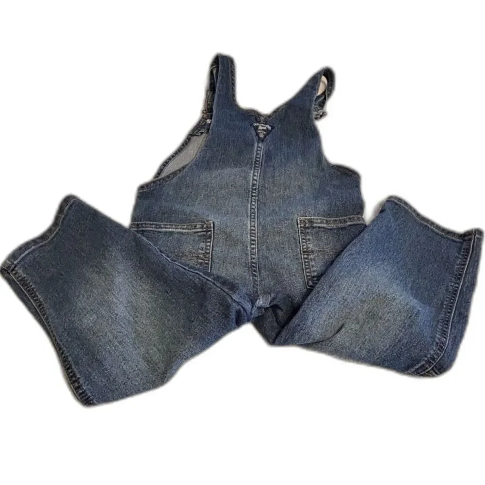 OshKosh B’gosh Toddler Denim Overalls 4T Classic Blue Adjustable Straps
